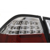 BMW E90 03.05-08.08 zadné lampy red white LED BAR (LDBMF5)