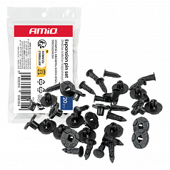 Sada rozperných hmoždiniek 20 mm 19 mm 8 mm ⌀ 9 mm 20 ks.