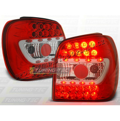 VW Polo 6N 1994-99 zadné LED lampy RED white (LDVW66)
