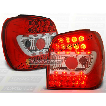 VW Polo 6N 1994-99 zadné LED lampy RED white (LDVW66) VW Polo 6N 1994-99 zadné LED lampy RED white (LDVW66)