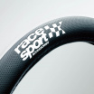 Poťah volanta Race Sport black, karbón 37-39 cm