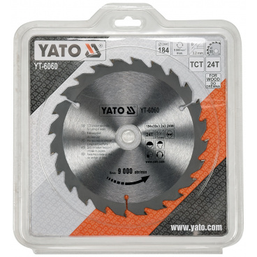 Kotouč na dřevo 184 x 30 mm 24z Kotouč na dřevo 184 x 30 mm 24z