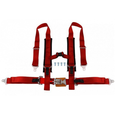 Športové pásy 4p 2" Červené - Offroad Športové pásy 4p 2" Červené - Offroad