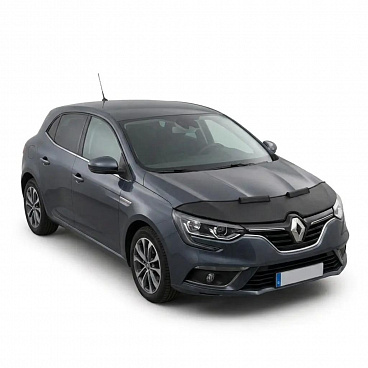 Čierny ochranný návlek na prednú časť kapoty Renault Megane 2016–22 Čierny ochranný návlek na prednú časť kapoty Renault Megane 2016–22
