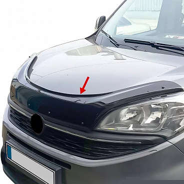 Deflektor přední kapoty Fiat Doblo 263 FL 2014-21 Deflektor přední kapoty Fiat Doblo 263 FL 2014-21