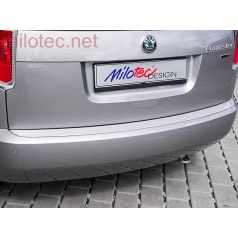 Prah piatych dverí s výstupky, ABS-strieborný, Škoda Roomster