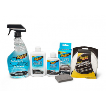Meguiar 's Perfect Clarity Glass Care Kit sada na kompletnú starostlivosť, leštenie a ochranu sklenených povrchov Meguiar 's Perfect Clarity Glass Care Kit sada na kompletnú starostlivosť, leštenie a ochranu sklenených povrchov
