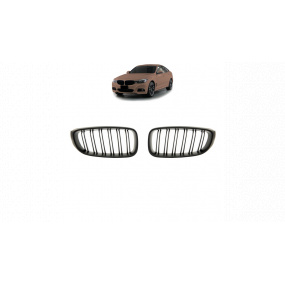 Mriežka BMW 3 F34 dvojité rebrovanie Matná Čierna
