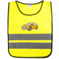 Originálna dětská refleksná vesta Škoda veľ. M s logom Enyaq
