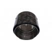 Koncovka tlmiča 114mm vstup 70mm Carbon Gloss