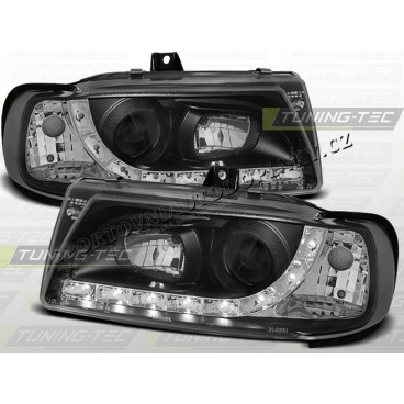 SEAT IBIZA/CORDOBA 1993-99 PŘEDNÍ ČÍRÁ SVĚTLA DAYLIGHT LED BLACK SEAT IBIZA/CORDOBA 1993-99 PŘEDNÍ ČÍRÁ SVĚTLA DAYLIGHT LED BLACK