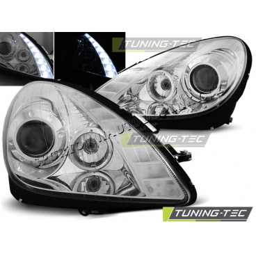 MERCEDES R171 SLK 2004-2011 PŘEDNÍ ČÍRÁ SVĚTLA CHROME MERCEDES R171 SLK 2004-2011 PŘEDNÍ ČÍRÁ SVĚTLA CHROME