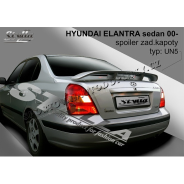 Hyundai Elantra sedan 00+ spoiler zadnej kapoty (EÚ homologácia) Hyundai Elantra sedan 00+ spoiler zadnej kapoty (EÚ homologácia)