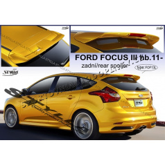 Ford Focus III htb 2011- zadný spoiler (EÚ homologácia)