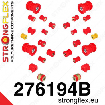 Toyota GT86 StrongFlex kompletní sestava silentbloků 26 ks Toyota GT86 StrongFlex kompletní sestava silentbloků 26 ks