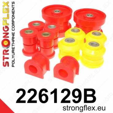 VW Bora Strongflex zostava silentblokov len pre zadnú nápravu 8 ks VW Bora Strongflex zostava silentblokov len pre zadnú nápravu 8 ks