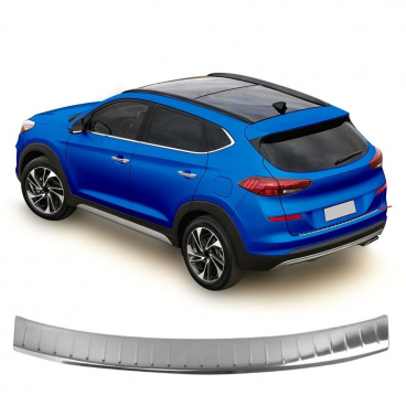 Nerez leštený kryt zadného nárazníka Omtec Hyundai Tucson FL 2018-2020 Nerez leštený kryt zadného nárazníka Omtec Hyundai Tucson FL 2018-2020