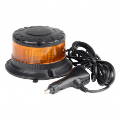Výstražná blikajúca lampa maják LED W28M 12V 24V AMIO-04105