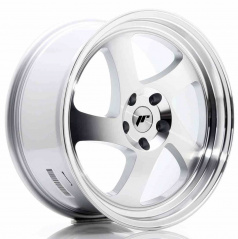 JR Wheels JR15 18x8,5 ET40 5x112 Obrábané strieborné
