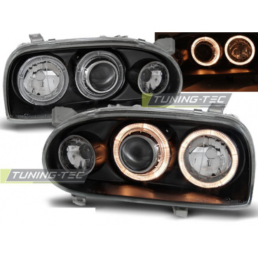 VW Golf 3 09.91-08.97 predné číre svetlá black (LPVW48) VW Golf 3 09.91-08.97 predné číre svetlá black (LPVW48)