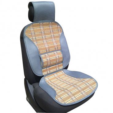 Bambusový poťah s bedrovou opierkou v prírodnej farbe Bambusový poťah s bedrovou opierkou v prírodnej farbe