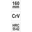 Kliešte štiepacie bočné 160mm