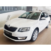 Nerez kryt- čierna ochrana prahu zadného nárazníka Škoda Octavia III kombi 2013-16