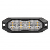 Výstražná plochá záblesková lampa 4x3W LED R65 R10 12V 24V AMIO-03929