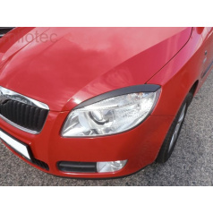 Kryty svetlometov Milotec (mračítka) ABS čierny Škoda Roomster, Fabia II