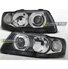 Audi A3 (8L) 2000-03 predné číre svetlá black (LPAU13)