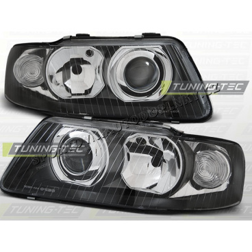 Audi A3 (8L) 2000-03 predné číre svetlá black (LPAU13) Audi A3 (8L) 2000-03 predné číre svetlá black (LPAU13)