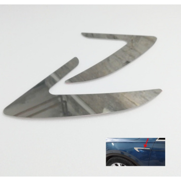 Nerez dekor predných blatníkov s podlepením Škoda Superb III 2015+ 2 ks Omtec Nerez dekor predných blatníkov s podlepením Škoda Superb III 2015+ 2 ks Omtec