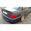 Splitter BMW 3 E46 M-Pack Zadný Stredový s Difúzorom Lesklá Čierna
