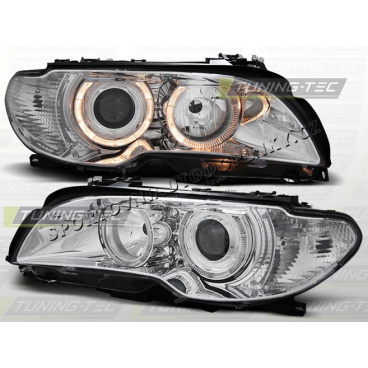 BMW E46 03-06 Angel Eyes chróm (LPBM83) - coupe, cabrio BMW E46 03-06 Angel Eyes chróm (LPBM83) - coupe, cabrio