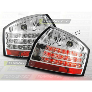 AUDI A4 (B6) 2000-04 zadné LED lampy CHROME (LDAU26)