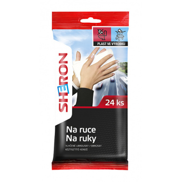 Čistiace obrúsky na ruky 24 ks Čistiace obrúsky na ruky 24 ks