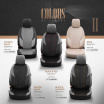 Kompletná sada poťahov na autosedačky OTOM ADVANCED 204 BLACK BABYFACE 3-ZIP