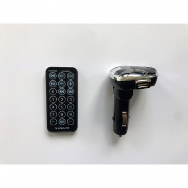 FM Modulátor s Bluetooth, Handsfree, 2xUSB, 12 / 24V, strieborný FM Modulátor s Bluetooth, Handsfree, 2xUSB, 12 / 24V, strieborný