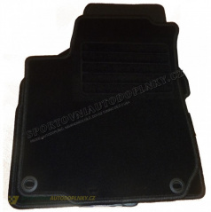 Textilné autokoberce s fiksaciou Škoda Fabia III