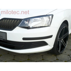 Ochranné lišty predného a zadného nárazníka - Škoda Fabia III 2014 - 2018, Fabia III Facelift od r.v. 09/2018