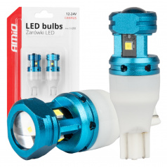 LED žiarovky CANBUS T15 W16W 4SMD 1860XS Biela 12V 24V AMIO-04251