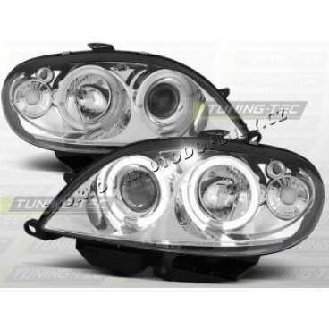 Citroen Saxo 1999-03 Predné číre svetlá Angel Eyes chróm (LPCI02) Citroen Saxo 1999-03 Predné číre svetlá Angel Eyes chróm (LPCI02)