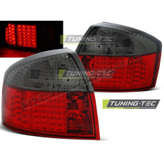 AUDI A4 10.2000-10.2004 zadné LED lampy RED SMOKE (LDAU80)