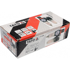 Regulátor tlaku vzduchu 1/4", max. 0,93MPa, s filtrem (25ccm) a přimazáváním (15ccm) Regulátor tlaku vzduchu 1/4", max. 0,93MPa, s filtrem (25ccm) a přimazáváním (15ccm)