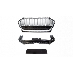Gril Audi Q5 FY Facelift Strieborný Mat & Lesklý Čierny