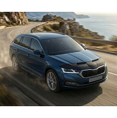 Prevlek prednej časti kapoty čierny čierny Škoda Octavia IV