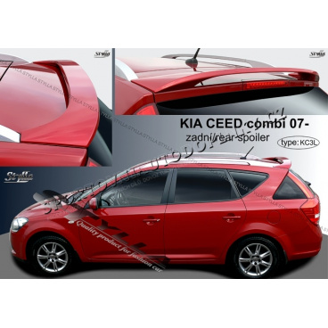 Kia Ceed combi 2007- zadný spoiler (EÚ homologácia) Kia Ceed combi 2007- zadný spoiler (EÚ homologácia)