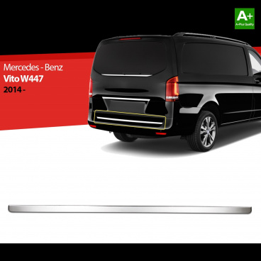 Nerez spodná lišta hrany kufra Mercedes Vito W447 2014+ Nerez spodná lišta hrany kufra Mercedes Vito W447 2014+