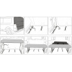 Camping posteľ do batožinového priestoru VW T5, T6 2003-25