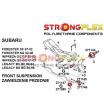 Subaru Impreza 2001+ GD GG StrongFlex sestava silentbloků jen pro přední nápravu 6-10 ks